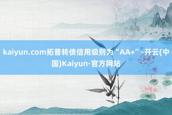 kaiyun.com拓普转债信用级别为“AA+”-开云(中国)Kaiyun·官方网站