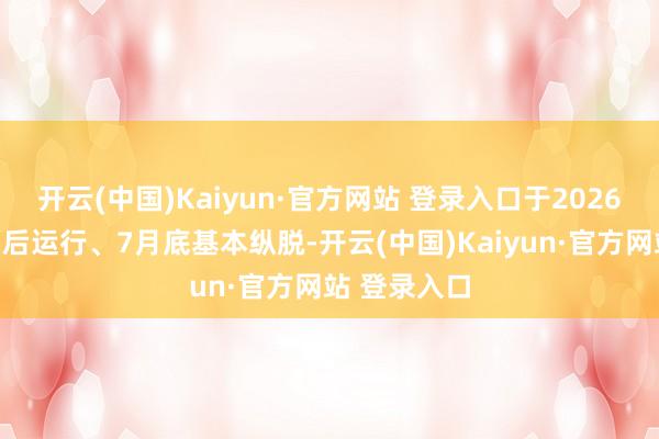 开云(中国)Kaiyun·官方网站 登录入口于2026年春节